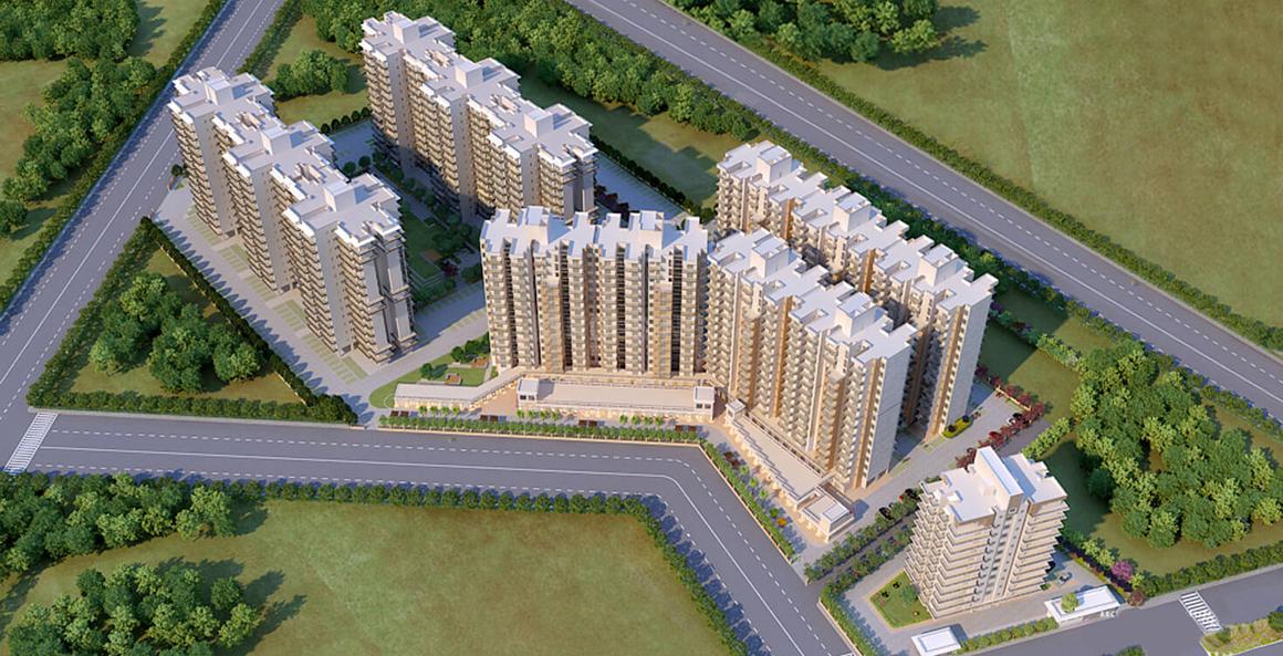 2 BHK for rent in Sector 102, Gurugram — semi-furnished — 600 sq.ft — ROF Aalayas 1