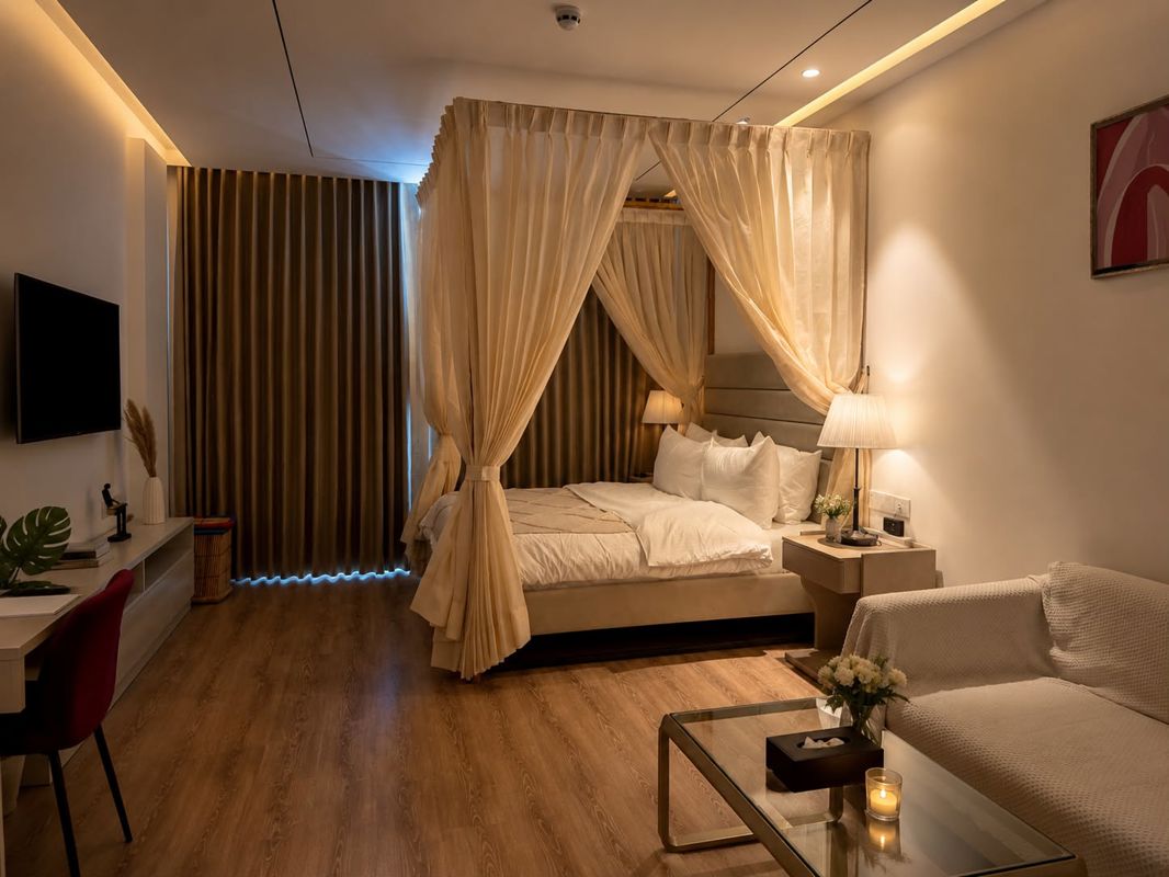 2 BHK for rent in Sector 36a, Gurugram — furnished — 1480 sq.ft — Krisumi Waterside Residences