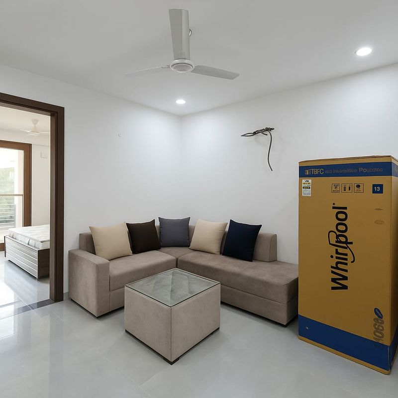 2 BHK for rent in Sector 38, Gurugram — furnished — 900 sq.ft — SAS Tower