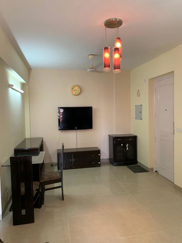 2 BHK for rent in Sector 50, Gurugram — semi-furnished — 1040 sq.ft — Eros Wembley Estate