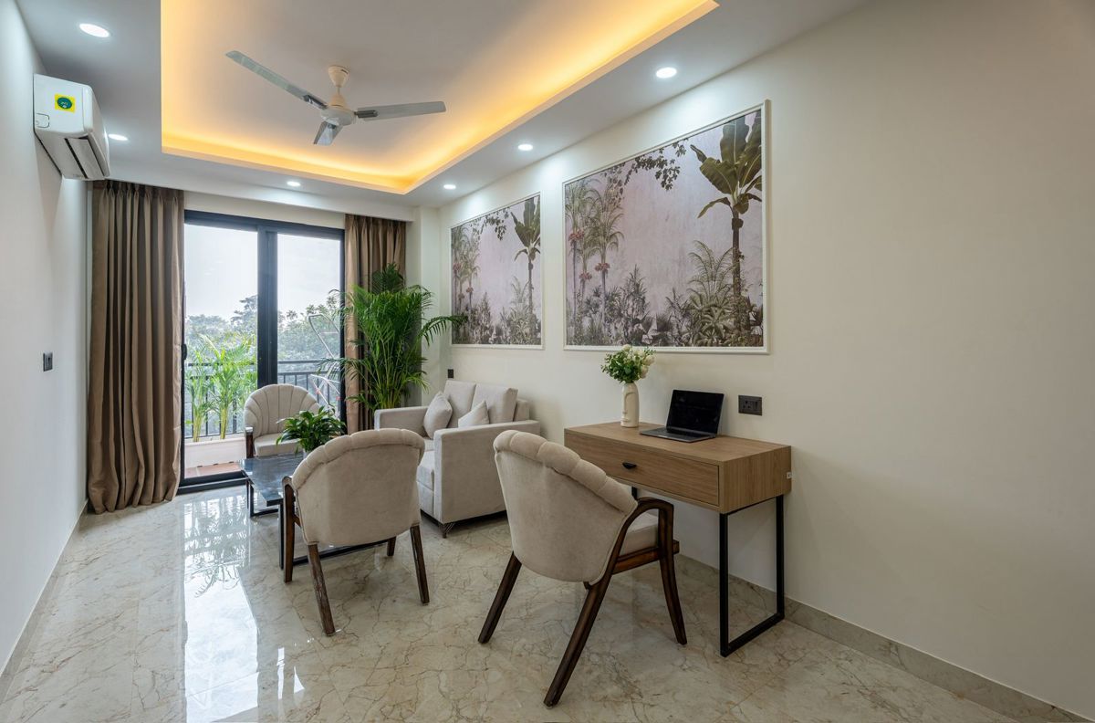 2 BHK for rent in South City 1, Gurugram — furnished — 1399 sq.ft