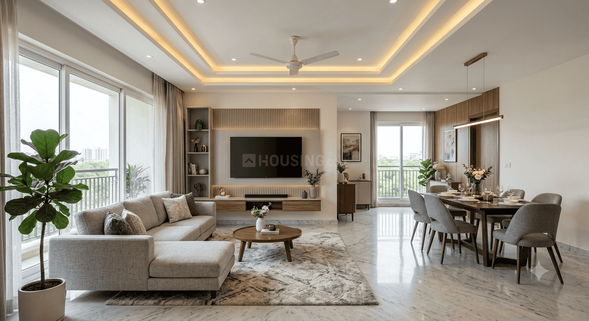 3 BHK for rent in DLF Phase 5, Gurugram — semi-furnished — 2850 sq.ft