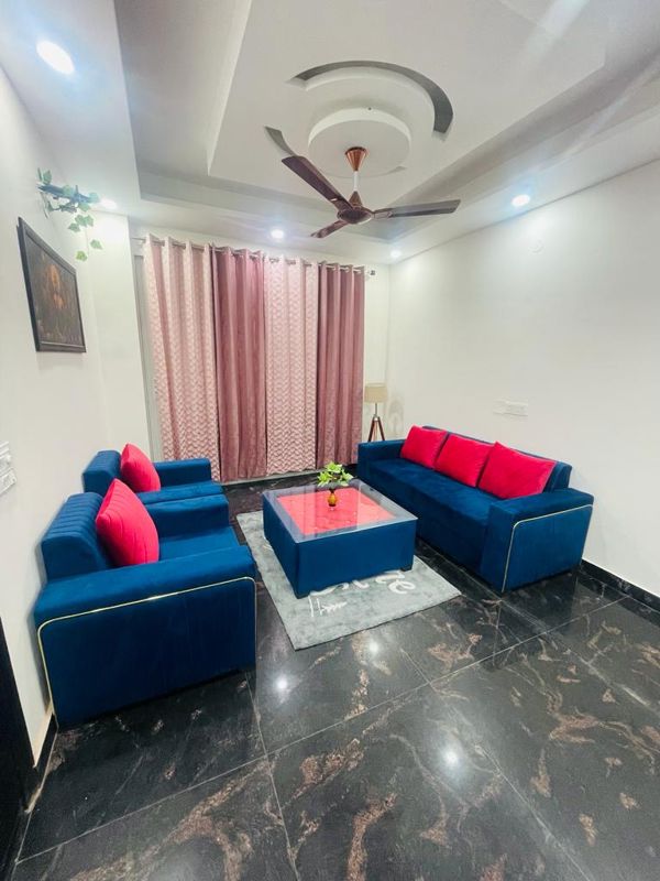 3 BHK for rent in Patel Nagar, Gurugram — furnished — 1800 sq.ft