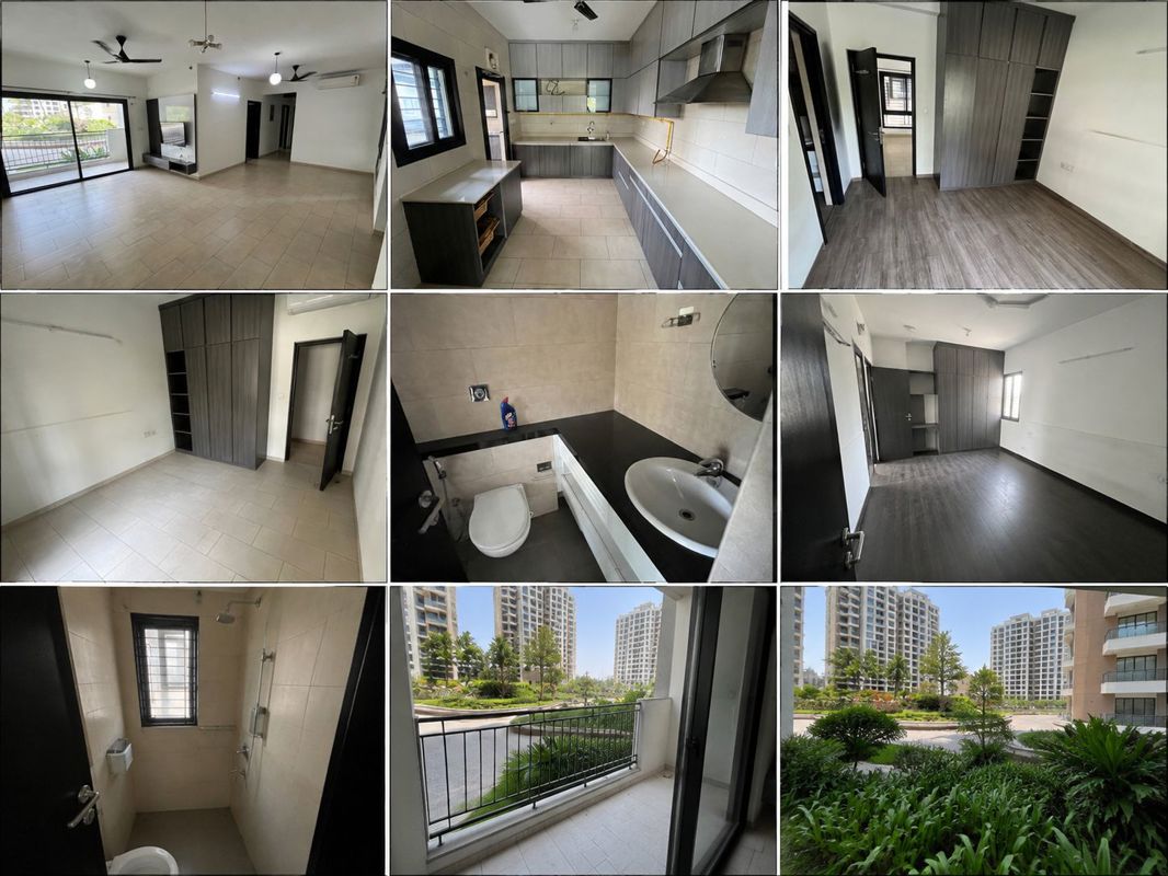 3 BHK for rent in Sector 102, Gurugram — semi-furnished — 1650 sq.ft — Emaar Gurgaon Greens