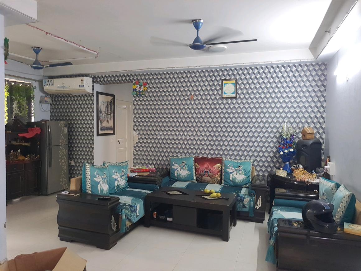 3 BHK for rent in Sector 104, Gurugram — semi-furnished — 1250 sq.ft — Godrej Summit