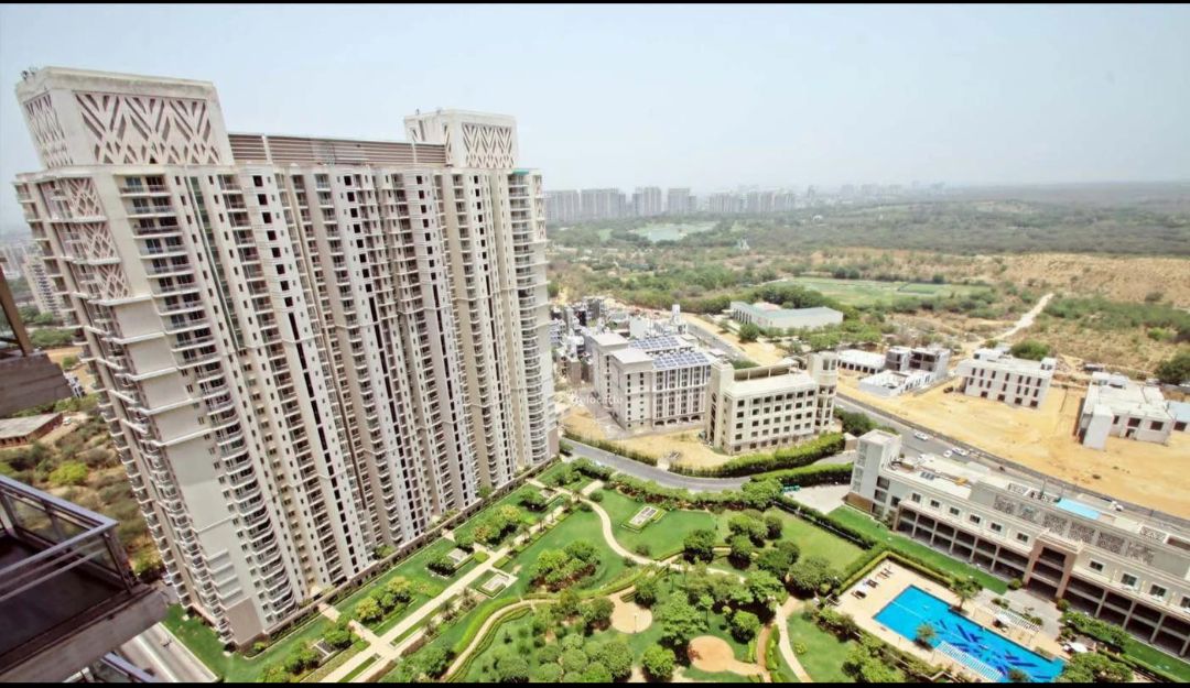 3 BHK for rent in Sector 54, Gurugram — semi-furnished — 1980 sq.ft — DLF Park Place
