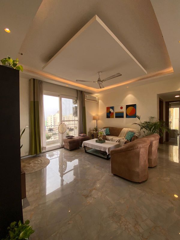 3 BHK for rent in Sector 65, Gurugram — semi-furnished — 2200 sq.ft — Emaar Emerald Hills Phase 2