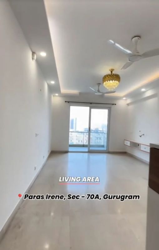 3 BHK for rent in Sector 70a, Gurugram — semi-furnished — 1830 sq.ft — Paras Irene