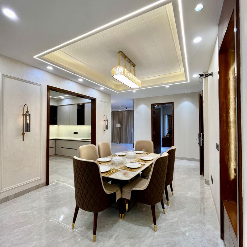 3 BHK for rent in Sector 90, Gurugram — semi-furnished — 2200 sq.ft — DLF New Town Heights I