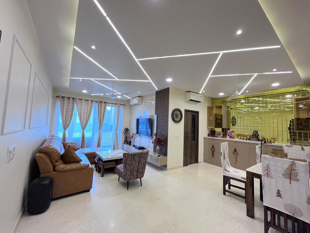3 BHK for rent in Sector 93, Gurugram — semi-furnished — 1590 sq.ft — DLF Gardencity Enclave