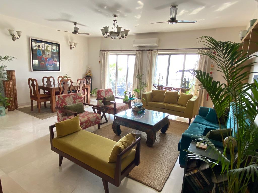 5 BHK for rent in Sector 59, Gurugram — semi-furnished — 3000 sq.ft — Tata Raheja Raisina Residency