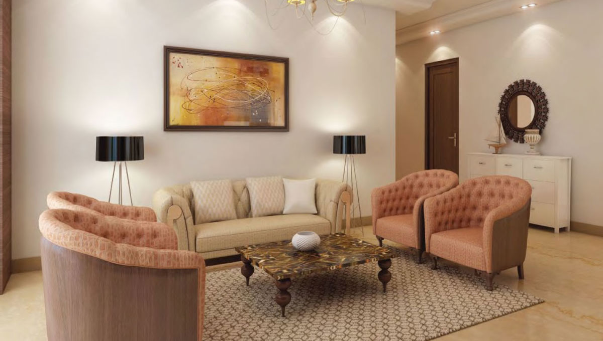 5 BHK for rent in Sector 88a, Gurugram — semi-furnished — 1610 sq.ft — The Center Court