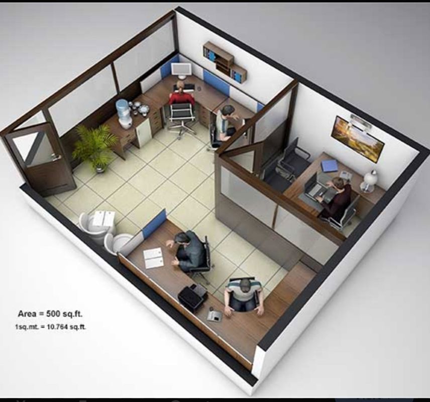 Flat for rent in Sector 60, Gurugram — furnished — 194 sq.ft — Brahma City