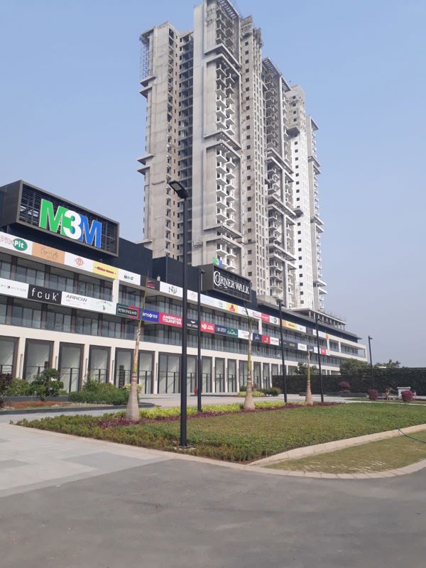 Flat for rent in Sector 74, Gurugram — unfurnished — 666 sq.ft — M3M Corner Walk