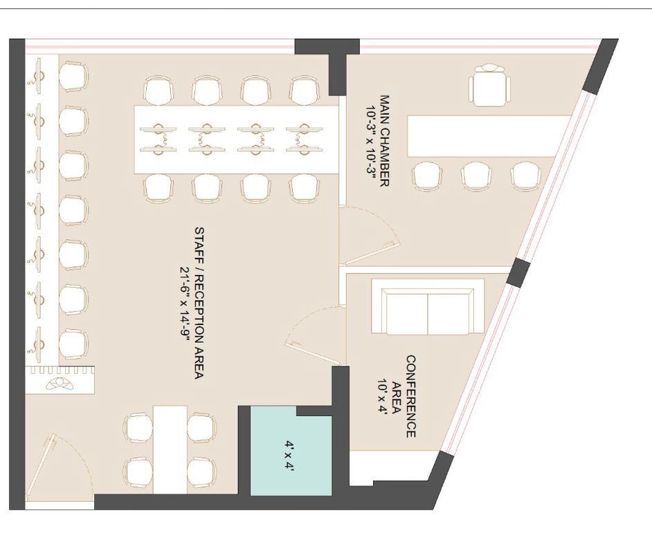 Flat for rent in Sushant Lok ii, Gurugram — furnished — 90 sq.ft — Ansal Sushant Floors