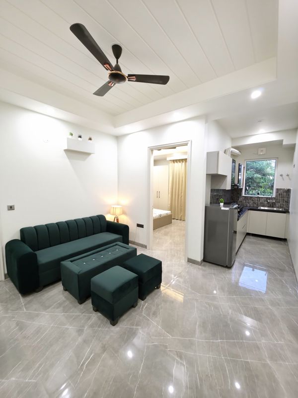 1 RK for rent in Indira Colony 2, Gurugram — furnished — 750 sq.ft