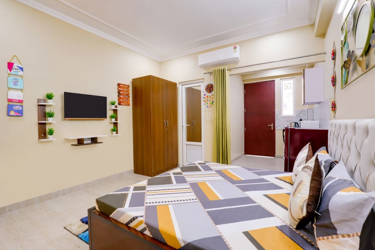 1 RK for rent in Sector 15 ii, Gurugram — furnished — 455 sq.ft