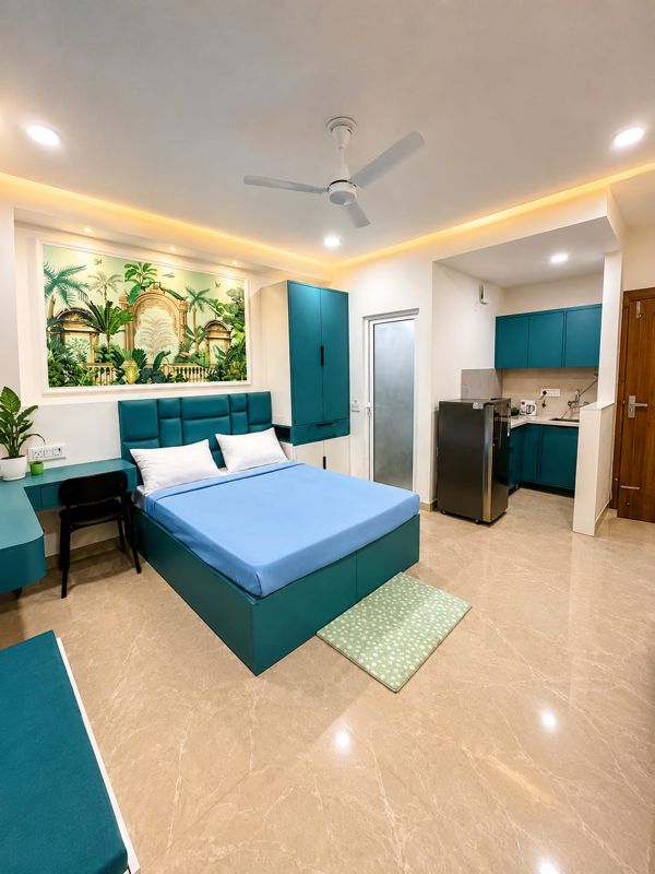 1 RK for rent in Sector 31, Gurugram — furnished — 530 sq.ft
