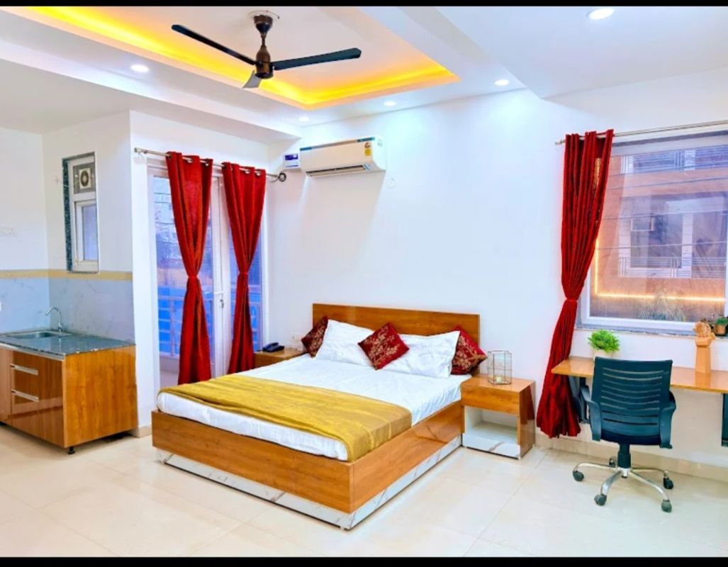 1 RK for rent in Sector 31, Gurugram — furnished — 651 sq.ft
