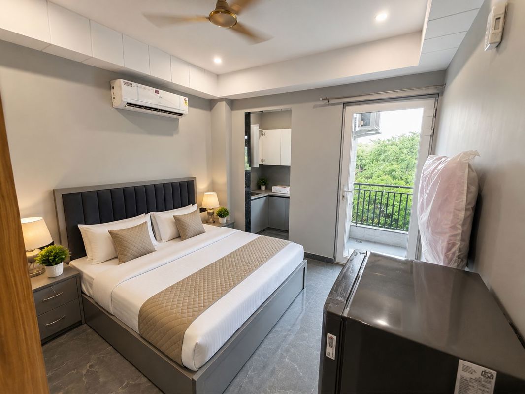 1 RK for rent in Sector 32, Gurugram — furnished — 650 sq.ft