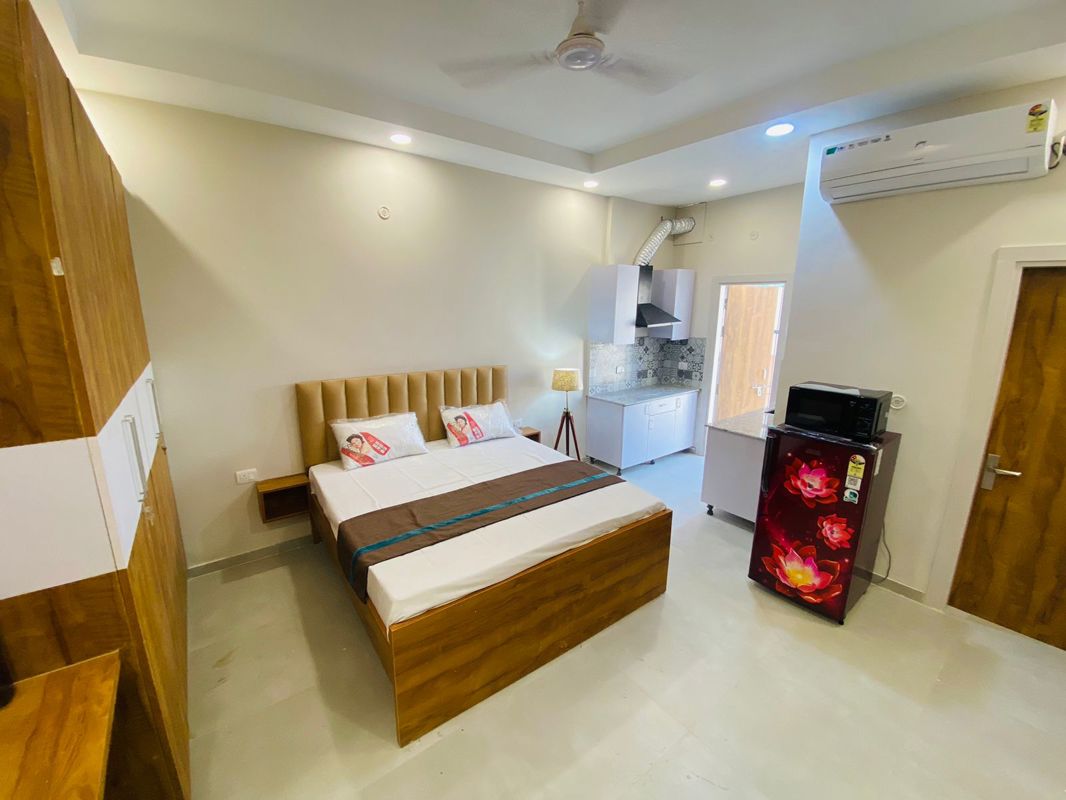 1 RK for rent in Sector 39, Gurugram — furnished — 645 sq.ft
