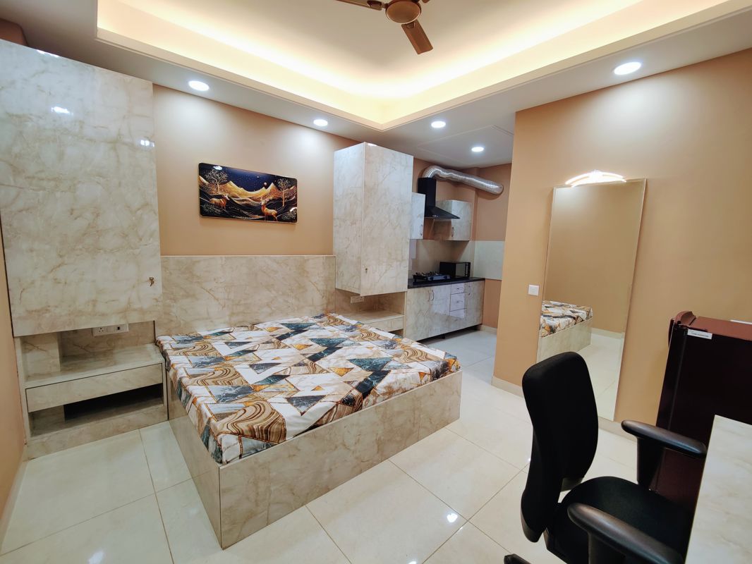 1 RK for rent in Sector 52, Gurugram — furnished — 200 sq.ft — Ardee City