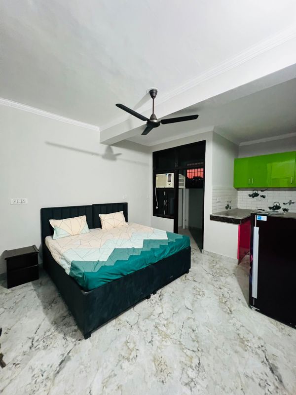 1 RK for rent in Wazirabad, Gurugram — furnished — 200 sq.ft